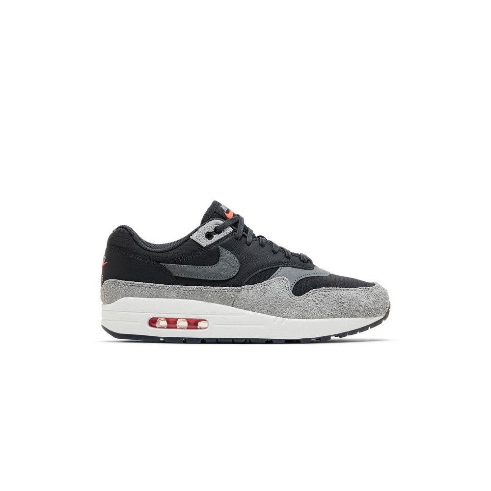 Nike Air Max 1 Premium 'Dark Smoke Grey Flash Crimson'