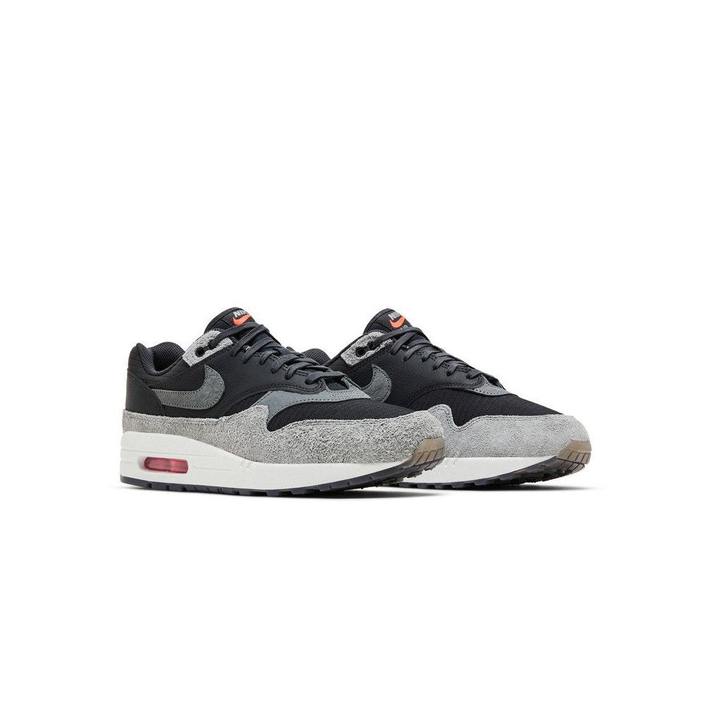 Nike Air Max 1 Premium 'Dark Smoke Grey Flash Crimson'