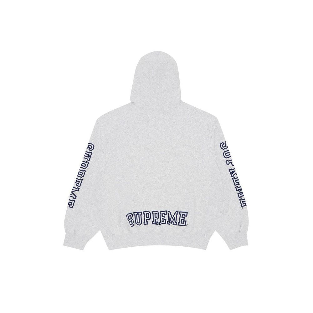 Supreme Collegiate Sleeve Hooded Sweatshirt 'Ash Grey'