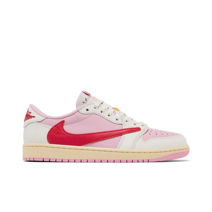 Air Jordan 1 Retro Low OG SP Travis Scott Sail Tropical Pink