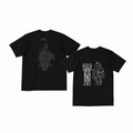 KAWS x Uniqlo Warhol UT Graphic 476352/476351 Black T-shirt Set