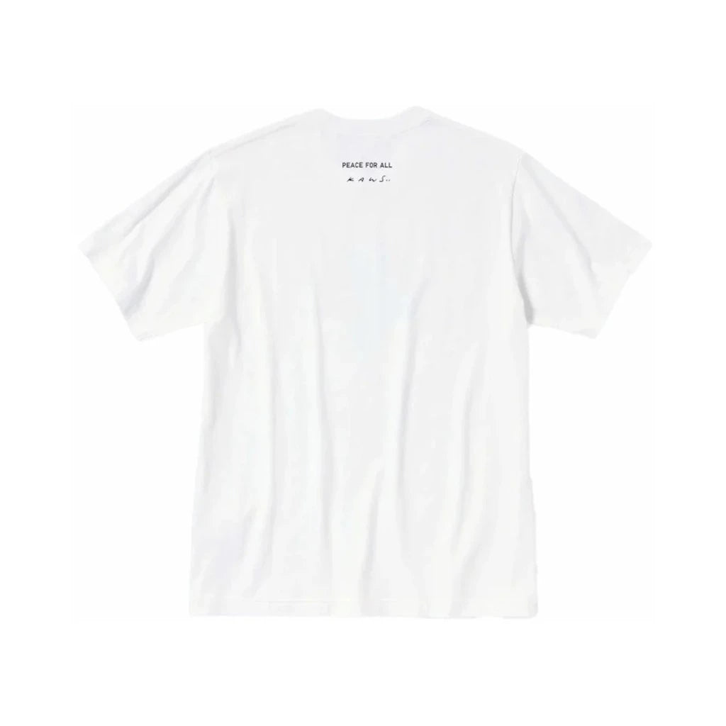 KAWS x Uniqlo Peace For All S/S Graphic T-shirt White tričko