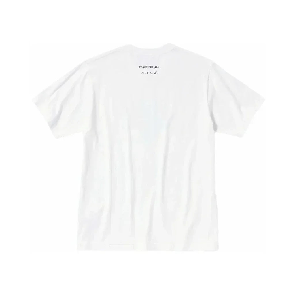 KAWS x Uniqlo Peace For All S/S Graphic T-shirt White tričko