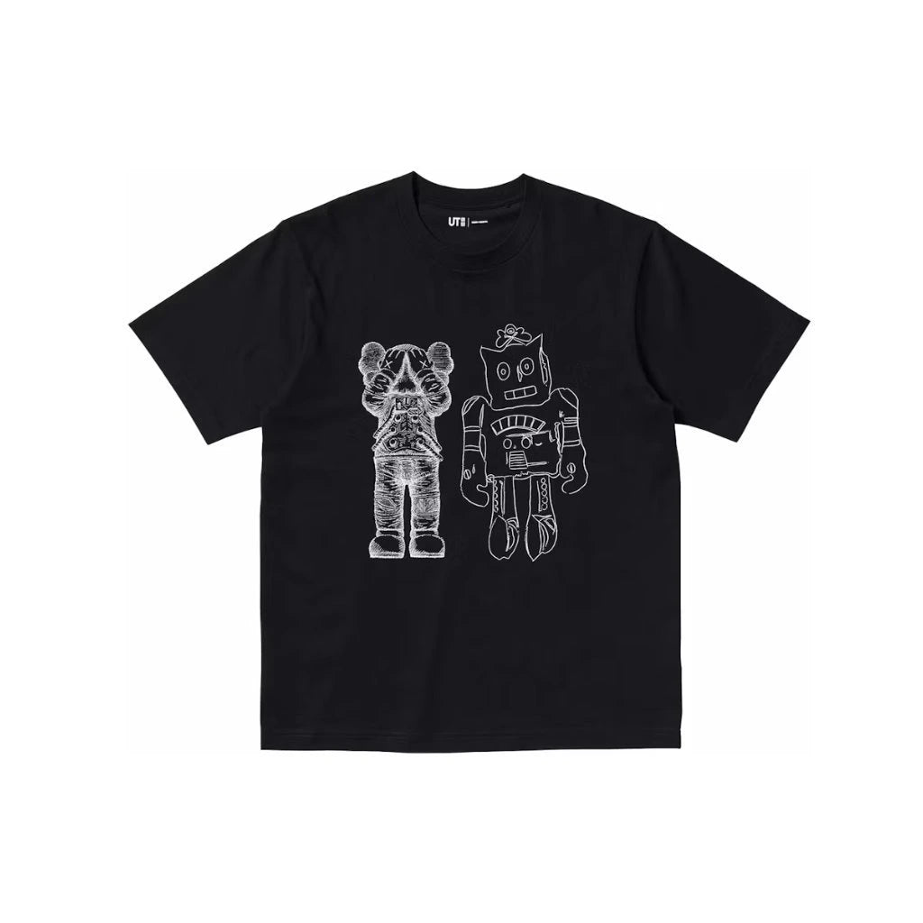 KAWS x Uniqlo Warhol UT Graphic 476351 T-shirt Black tričko
