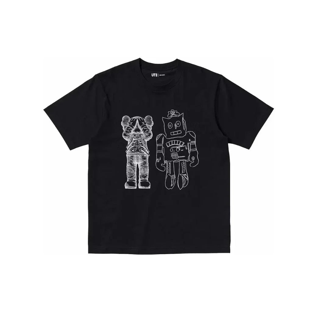 KAWS x Uniqlo Warhol UT Graphic 476351 T-shirt Black tričko