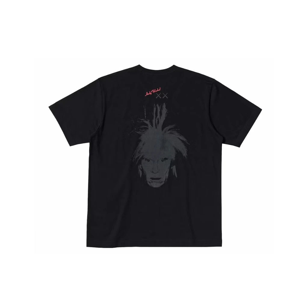 KAWS x Uniqlo Warhol UT Graphic 476352 T-shirt Black tričko