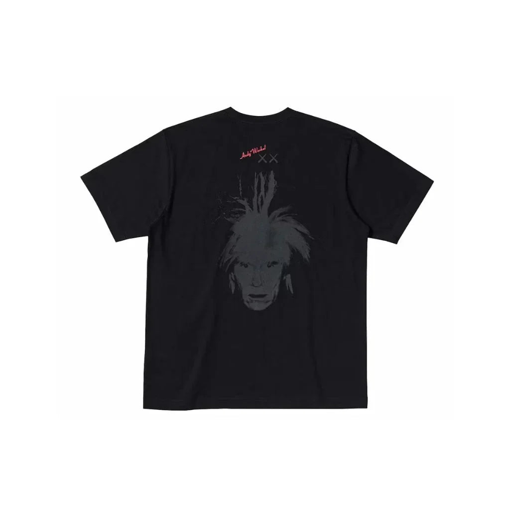 KAWS x Uniqlo Warhol UT Graphic 476352 T-shirt Black tričko