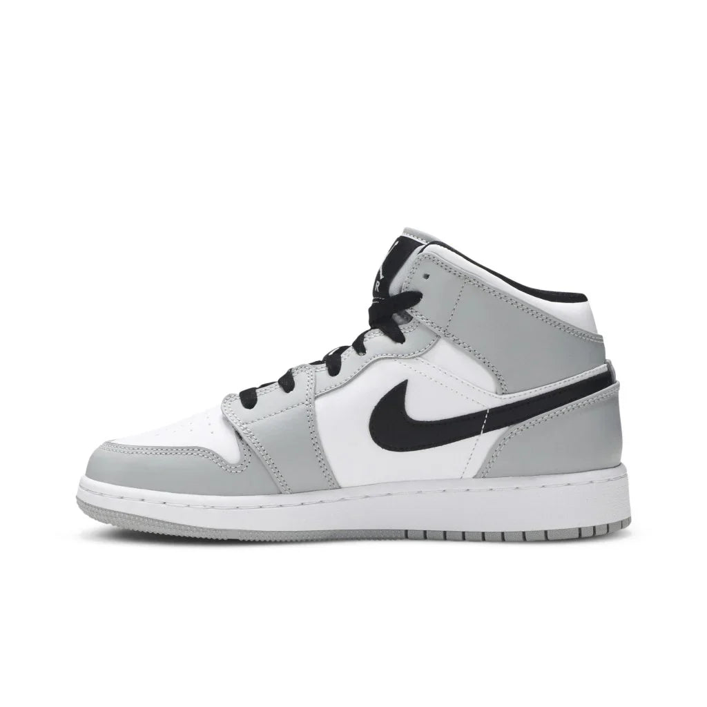 Air Jordan 1 Mid Light Smoke Grey dětské tenisky