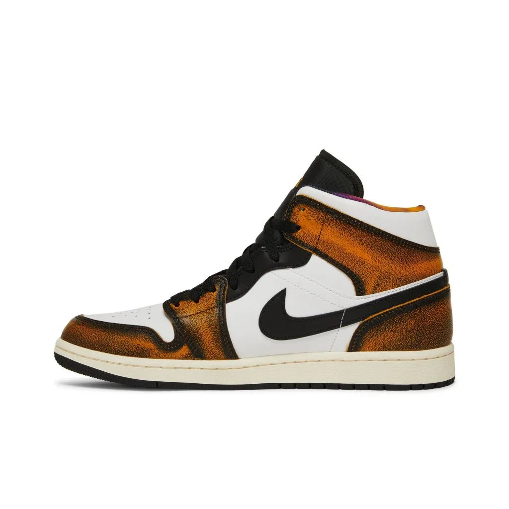 Air Jordan 1 Mid SE Orange Wear Away tenisky