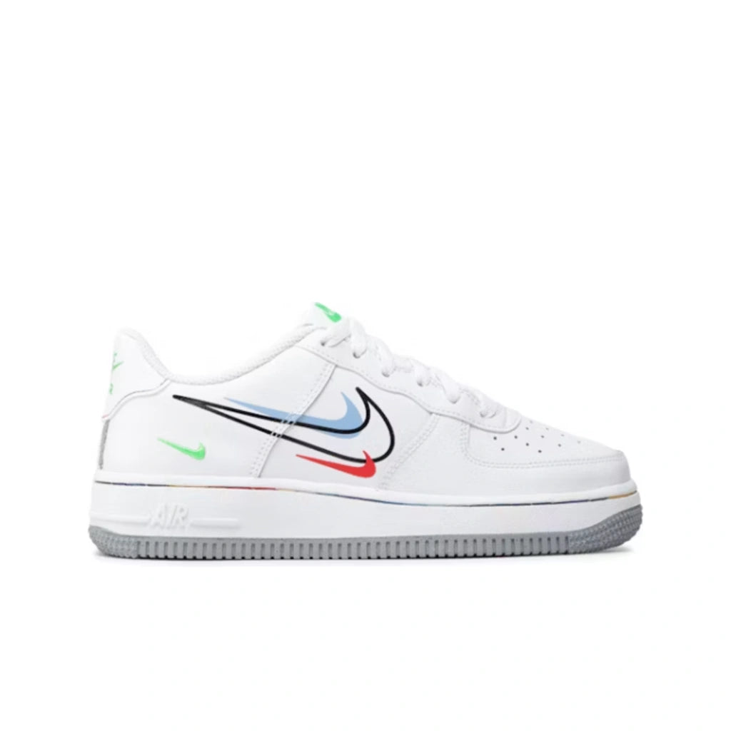 Nike Air Force 1 Low Multi Swoosh (GS) - Nike Air Force 1 Low