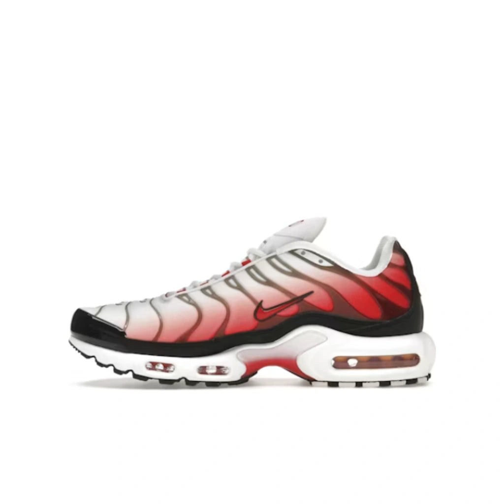 Nike Air Max Plus White Black University Red