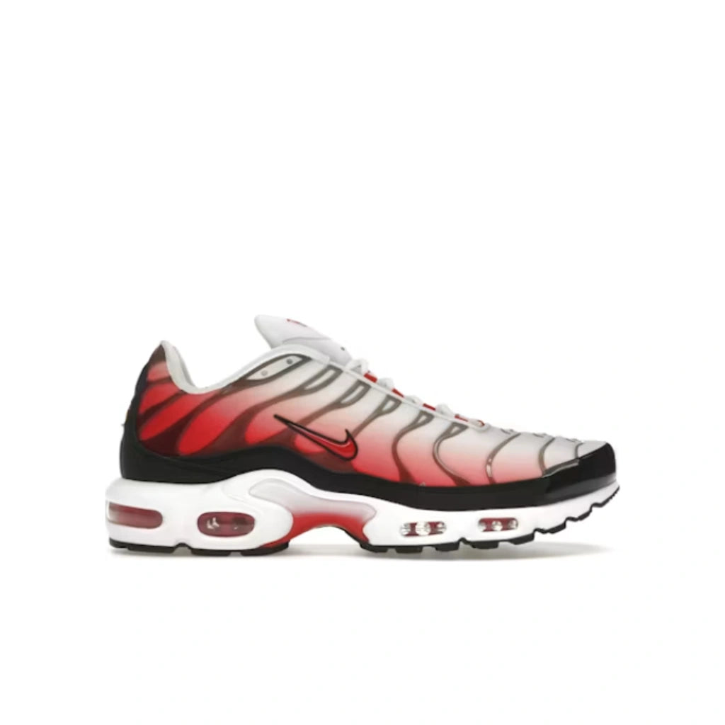 Nike Air Max Plus White Black University Red