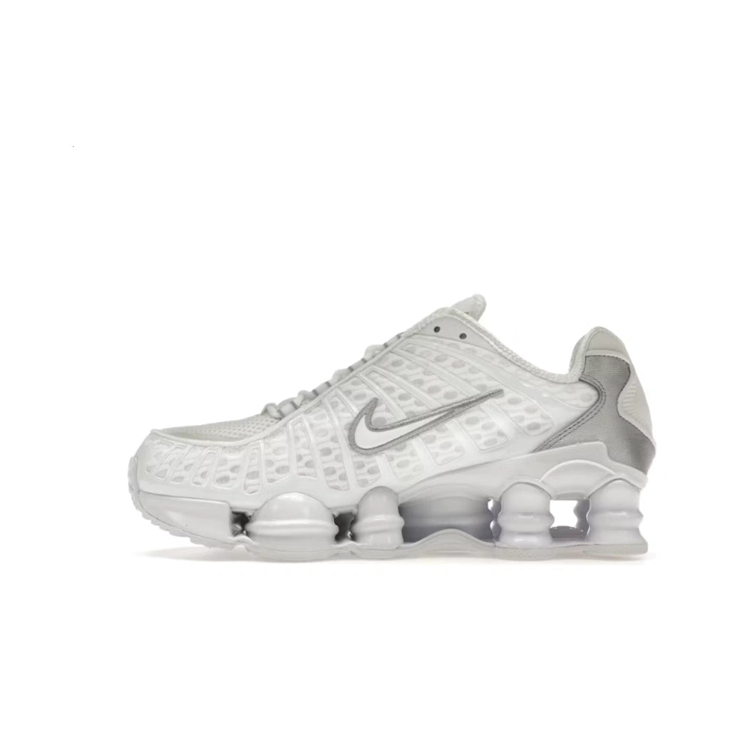 Nike Shox TL White Metallic Silver Max Orange (W)