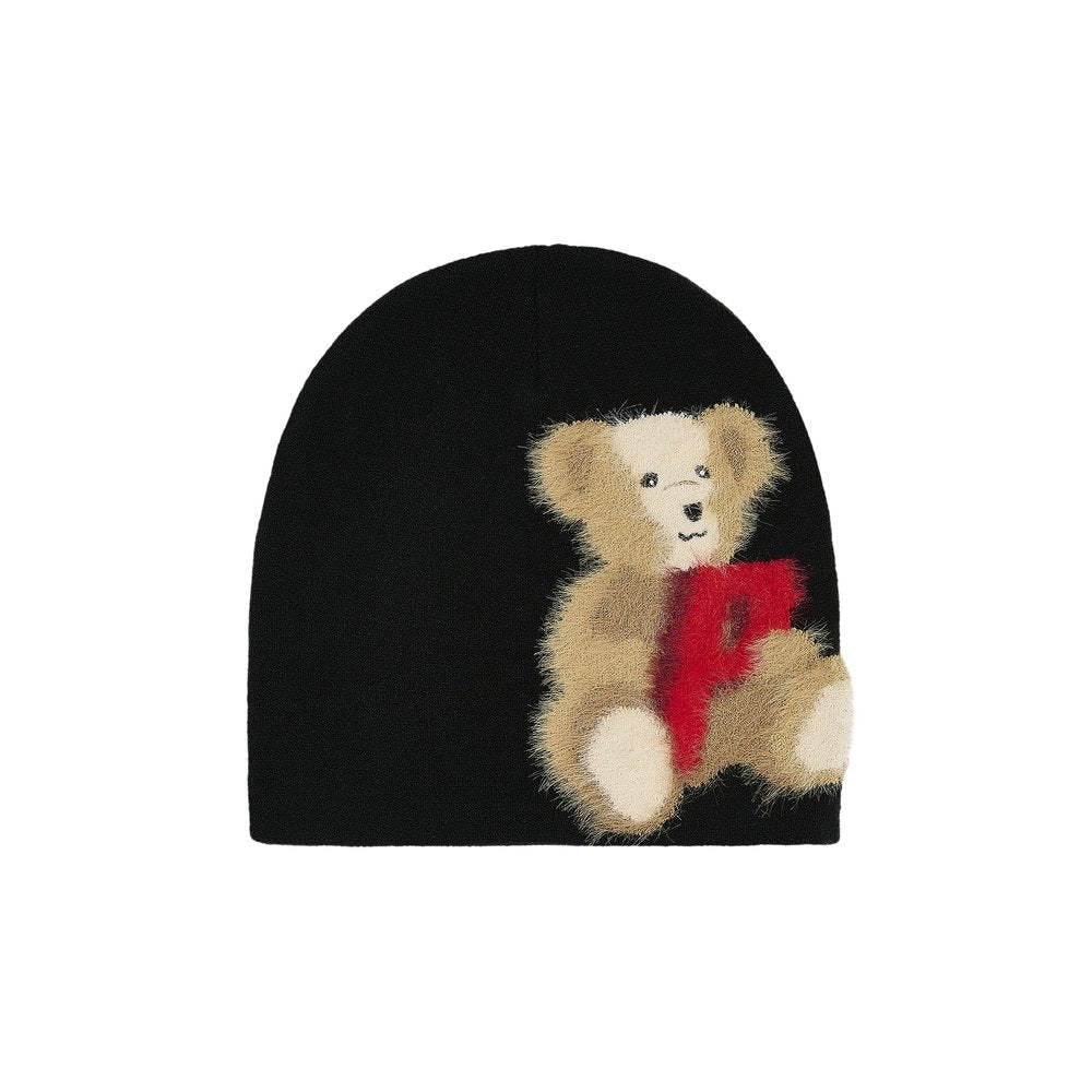 Palace P Bear Nein Cuff Beanie Black