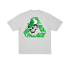 Palace P3 Skull T-shirt Grey Marl
