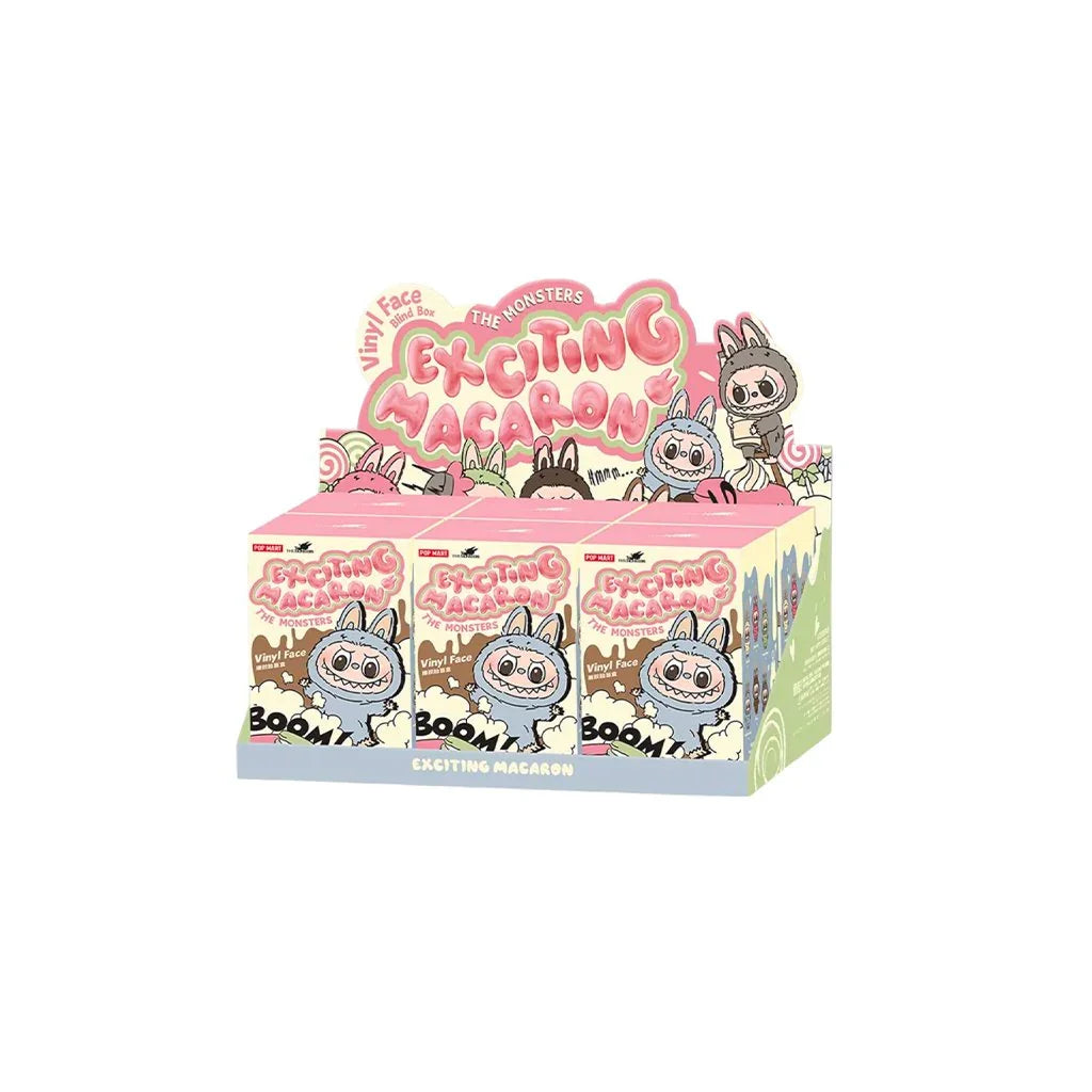 Pop Mart Labubu The Monsters Exciting Macaron 6 blind boxes set