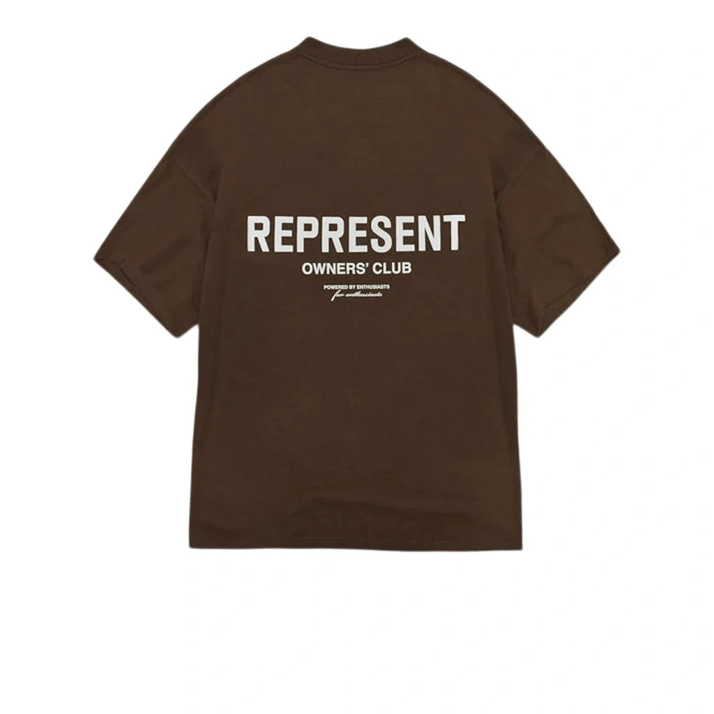 Represent Owner's Club T-Shirt Brown White