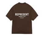 Represent Owner's Club T-Shirt Brown White