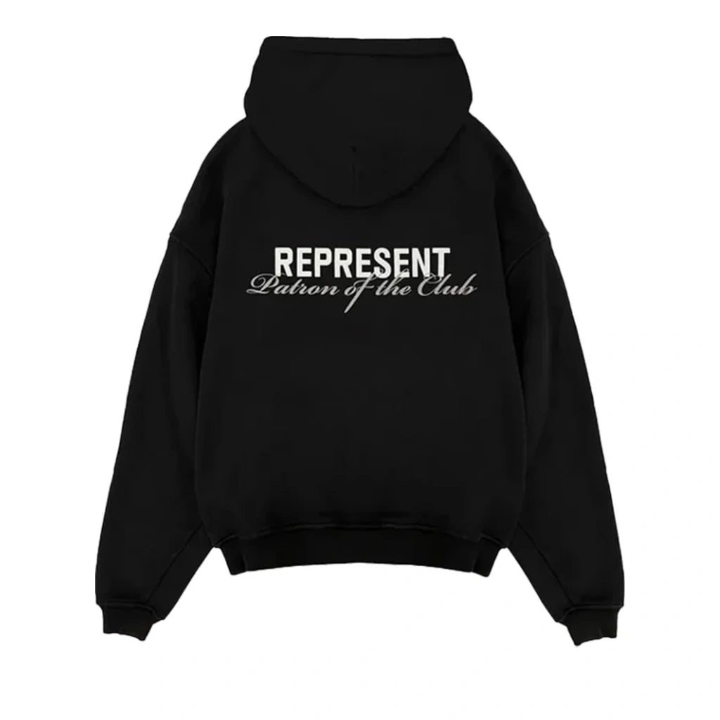 Represent Patron Of The Club Hoodie Black