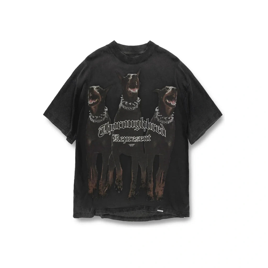 Represent Thoroughbred T-Shirt Vintage Black