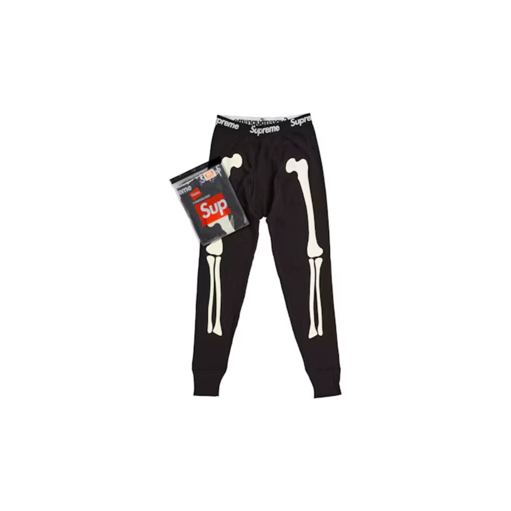 Supreme Hanes Bones Thermal Pants (1 Pack) Black