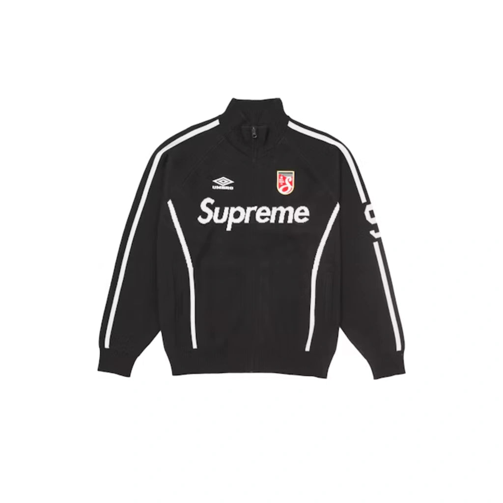 Supreme Umbro Zip Up Sweater Black