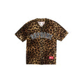 Supreme Velvet Baseball Jersey Leopard