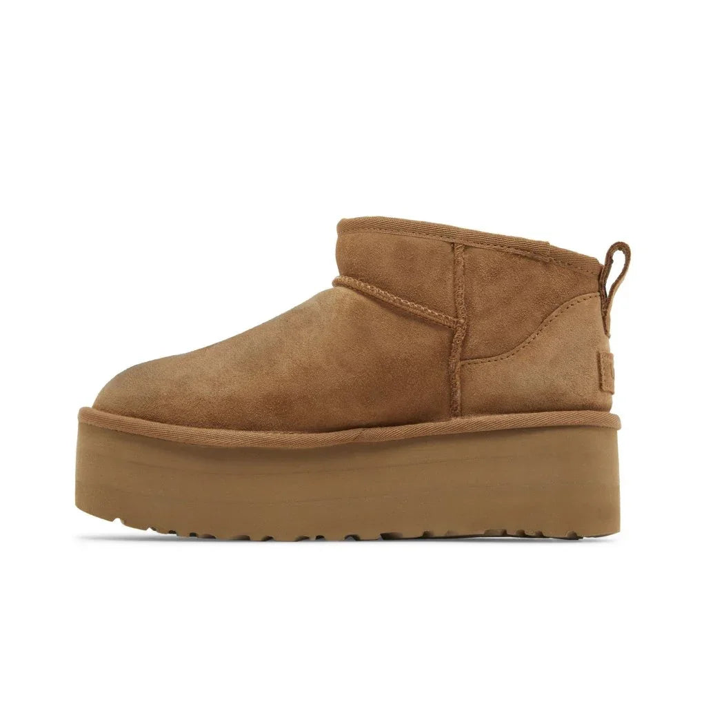 UGG Classic Ultra Mini Platform Boot Chestnut dámské boty