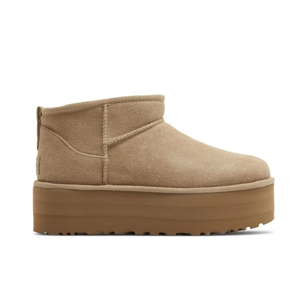 UGG Classic Ultra Mini Platform Boot Sand dámské boty
