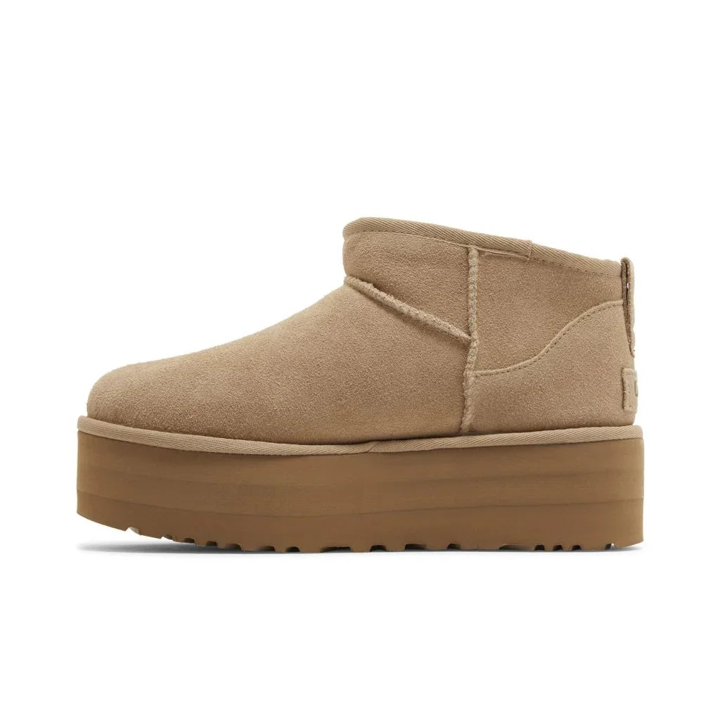 UGG Classic Ultra Mini Platform Boot Sand dámské boty