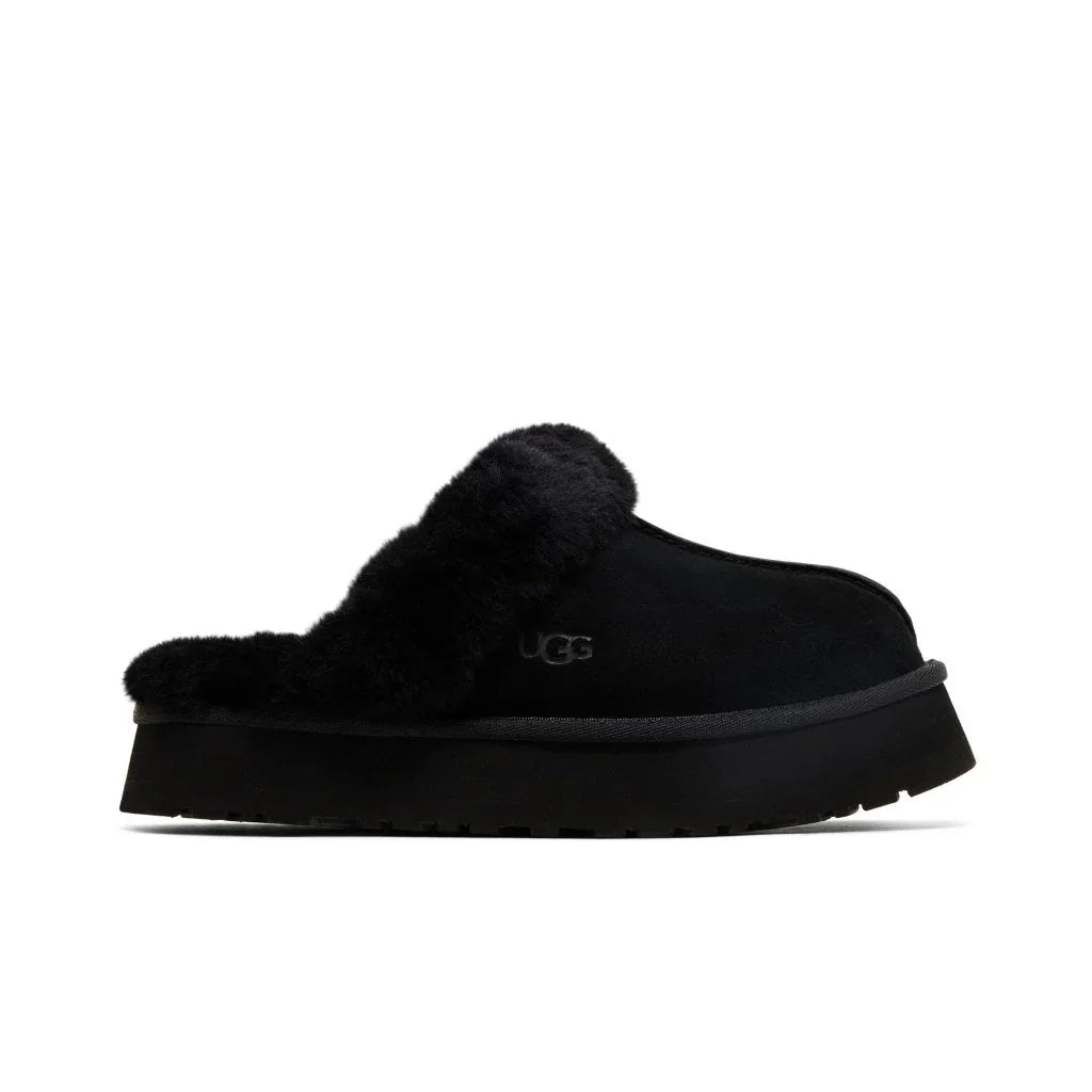 UGG Disquette Slipper Black dámské boty