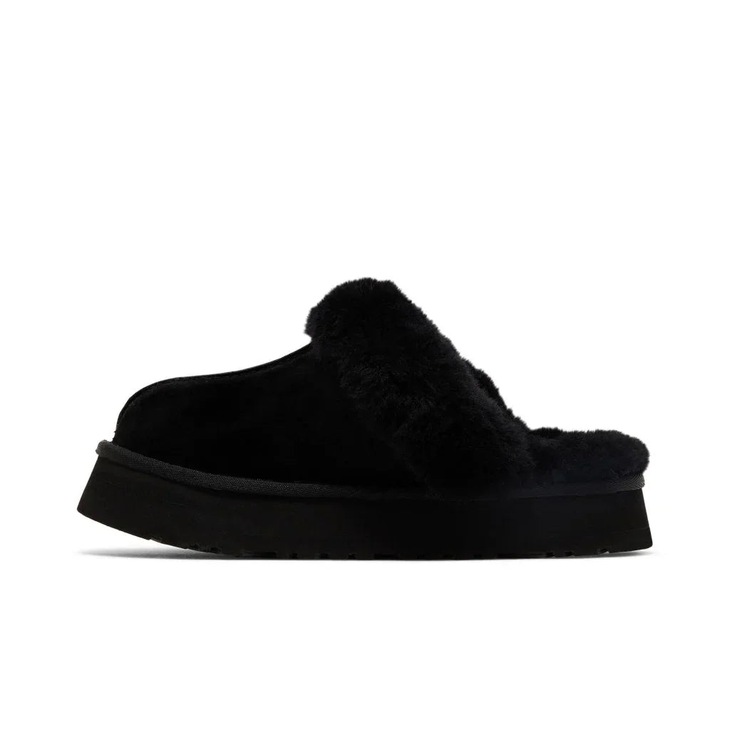 UGG Disquette Slipper Black dámské boty