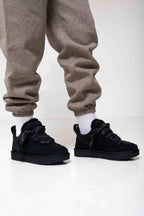 UGG Lowmel Black on feet