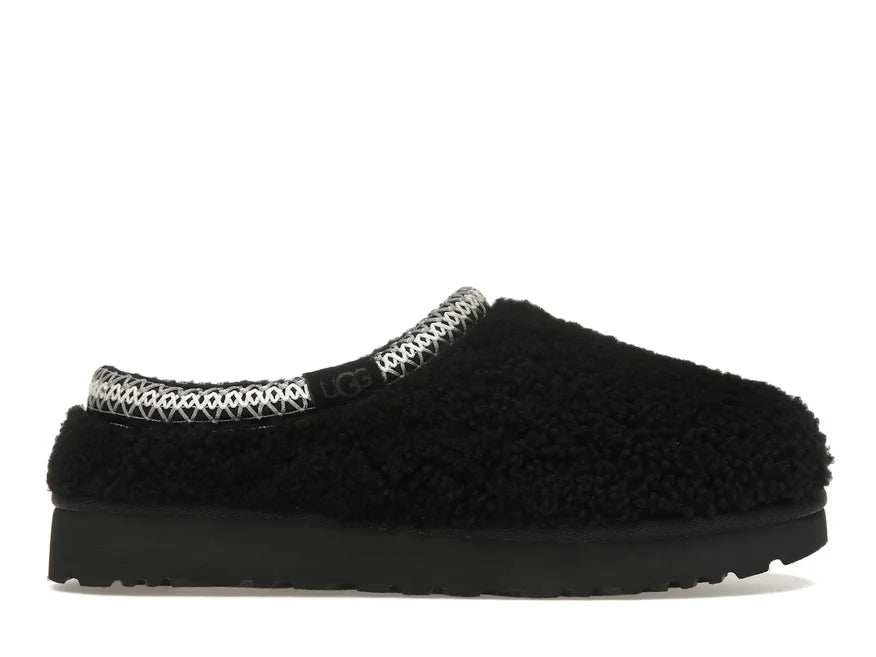 UGG Tasman Maxi Curly Slipper Black (W)
