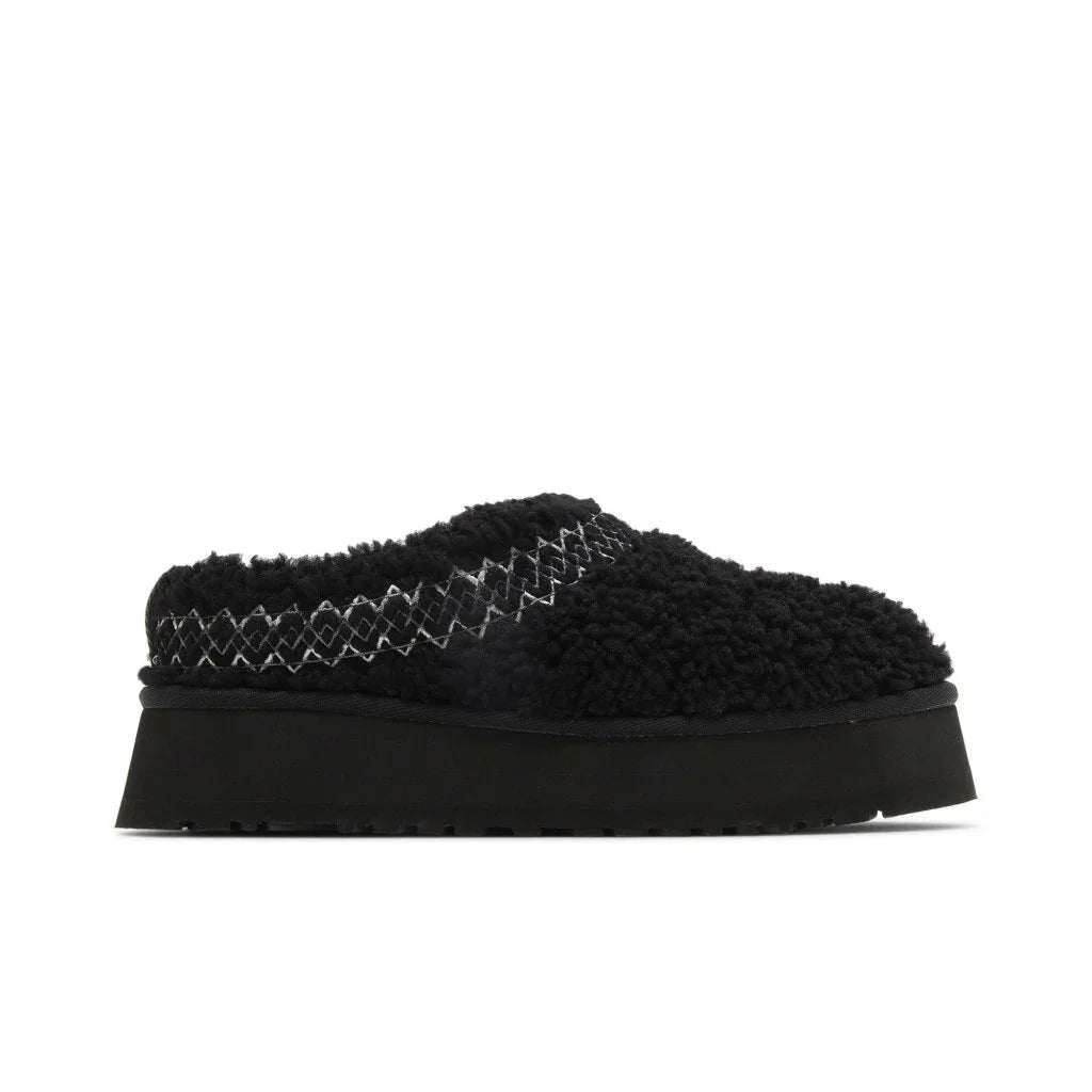 UGG Tazz Slipper Heritage Braid Black dámské boty