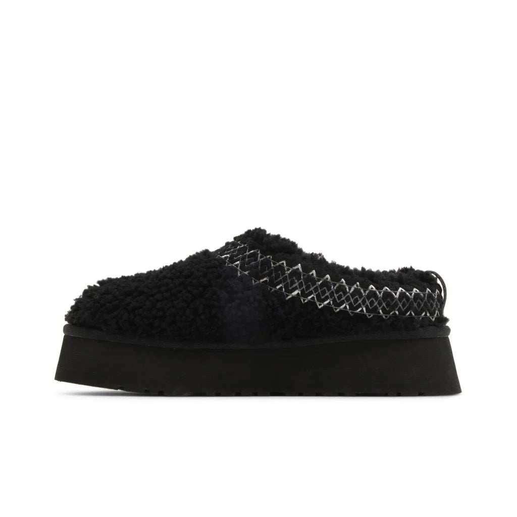 UGG Tazz Slipper Heritage Braid Black dámské boty
