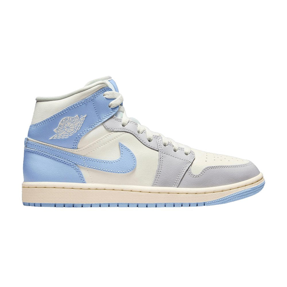 Air Jordan 1 Mid Psychic Blue Sail Coconut Milk (W)