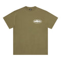 Corteiz Island Puff Print Tee Olive